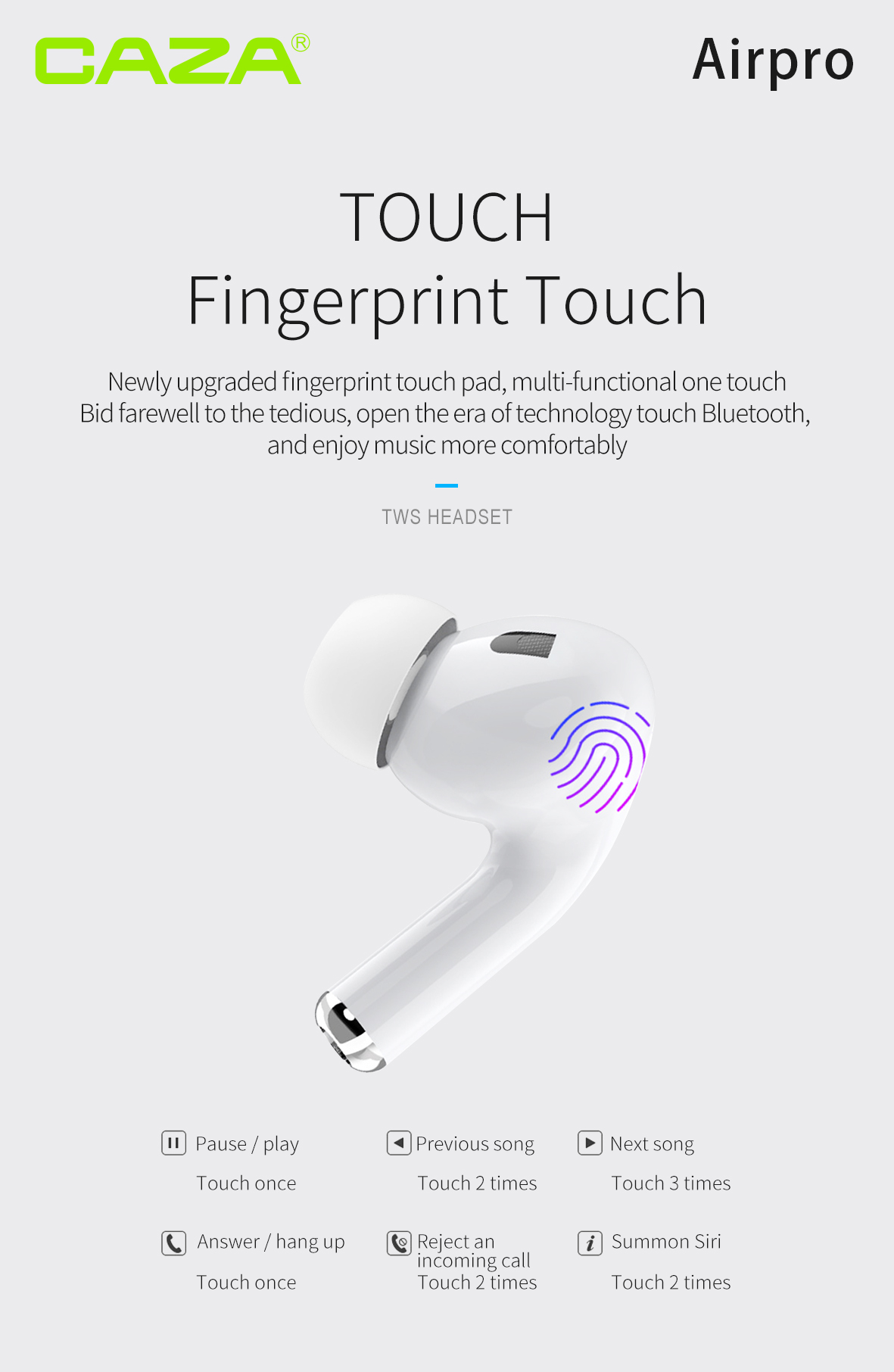Wirelees Bluetooth H-800(AirPods Pro)